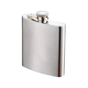 SKITCH Stainless Steel Bar Item Set Bar Accessories, Cocktail Set (Hip Flask)