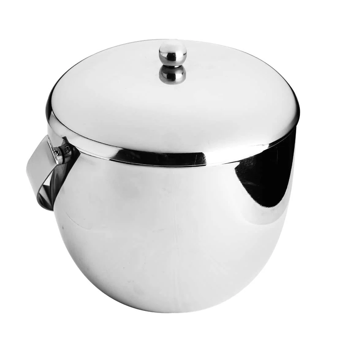SKITCH Ice Bucket Double Wall Insulated, Apple Shaped Premium Ice Bucket. Non Magnetic, Anti Rust, Food Safe - Image 2